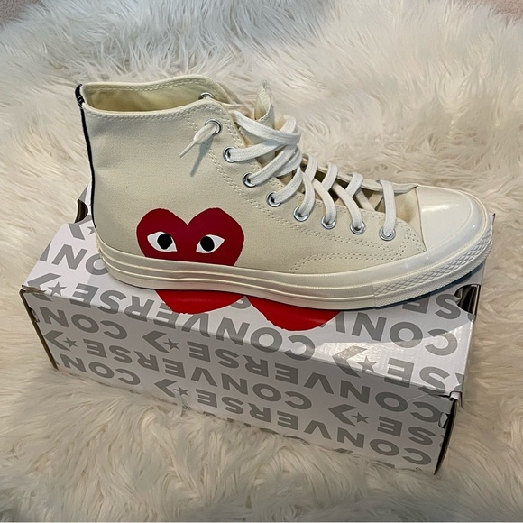 Brand New Converse x Comme des Garçons PLAY Chuck 70 - Picture 2 of 10